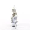 Pleaser - DELIGHT656RS Sandale à bride à la cheville - Couleur argent/Transparent Product image